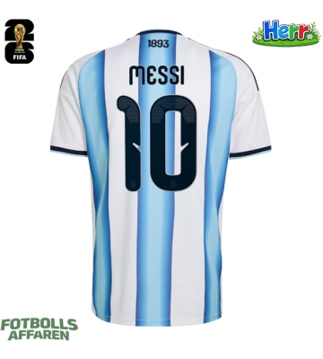 Argentina Lionel Messi #10 Hemmatröja VM 2026 Kortärmad
